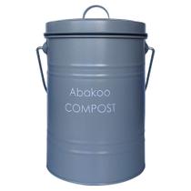 Caixa de Compostagem Abakoo em Aço Inoxidável 304 - 4L com 4 Filtros de Carvão Caixa de Compostagem Abakoo em Aço Inoxidável 304 - 4L com 4 Filtros de Carvão