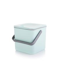Caixa de compostagem de cozinha Minky Homecare 3,5 L (0,9 gal) verde pastel