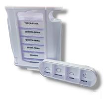 Caixa De Comprimidos Suplementos Organizador Porta comprimido Semanal