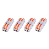 Caixa de conectores de fio Walfront 28 unidades, 2 posições 11-28AWG PCT-2-2