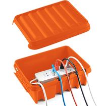 Caixa de conexão à prova de intempéries SockitBox Large Orange