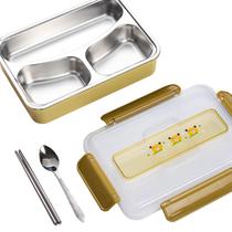 Caixa de conservação fresca selada Lancheira portátil separada de grande capacidade Lancheira com preservação de calor