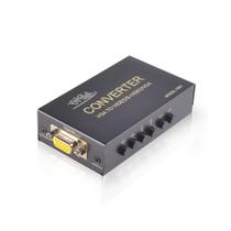 Caixa de conversão de adaptador VGA para AV e entrada VGA para saída RCA