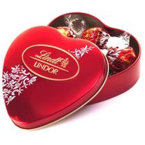 Caixa De Coração Lindor Heart Lindt 50G