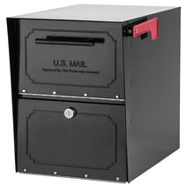 Caixa de correio Caixas de correio arquitetônicas 6200B-10 Locking Black 46x38x29cm