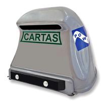 Caixa de Correio Carta Grade Horizontal Portao Basica Cor Verde Bandeira Caixa de Correio Carta Grade Horizontal Portao Basica Cor Verde Bandeira