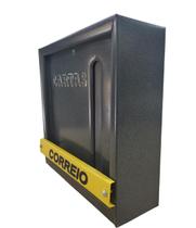 Caixa De Correio Carta Grade Vertical C/ Mola Cinza - JGC COMERCIAL