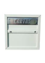 Caixa de correio carta para portão, grade ou embutir em parede ou muro chapa de aço Branca Caixa de correio carta para portão, grade ou embutir em parede ou muro chapa de aço Branca