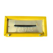 Caixa de correio carta portão Grade/embutir em parede ou muro correspondência amarela moderna