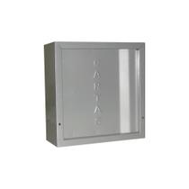 Caixa de Correio Cartas para Grade e Portão Vertical em Aço 21x9 - Cinza - METALFER