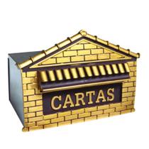 Caixa de Correio com Frente de Mini Tijolinhos 20cm - 2540 - MSE