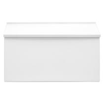 Caixa de correio Dalmbox Wall-Mount Wall-Mount em aço à prova de ferrugem branca 40x11x24 cm
