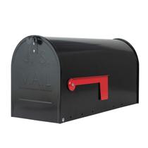 Caixa de Correio Grande BlissBoard em Aço Galvanizado Preto 56x27x23 cm Caixa de Correio Grande BlissBoard em Aço Galvanizado Preto 56x27x23 cm
