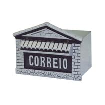 Caixa de Correio Para Cartas Colonial Inox Detras 15x25x12cm