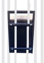 Caixa de correio para portão grade embuti muro chapa Aço parafusos e porcas cor preta GRANDE Caixa de correio para portão grade embuti muro chapa Aço parafusos e porcas cor preta GRANDE