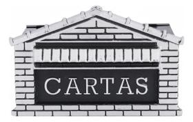 Caixa De Correio Parede Aluminio Com Cadeado 25x15x15cm Caixa De Correio Parede Aluminio Com Cadeado 25x15x15cm