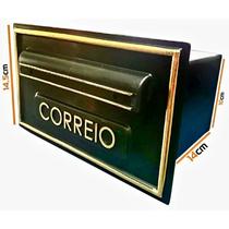 Caixa de correio pvc embutir muro portão, automático, com suporte para grade Caixa de correio pvc embutir muro portão, automático, com suporte para grade