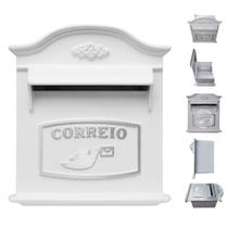 Caixa de Correio Senun Infinity De Embutir Em Alumínio Fundido Com Pintura Eletrostática Premium