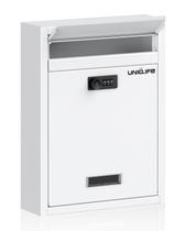 Caixa de correio Uniclife Wall Mount Large Locking Steel White