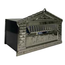 Caixa de Correios Tijolinho Frente Inox 20X25X12cm para Muro