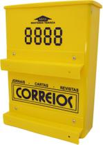Caixa de Correspondência Correios PVC Amarela Florini