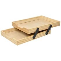 Caixa de Correspondência Dupla Madeira Souza Caixa de Correspondência Dupla Madeira Souza