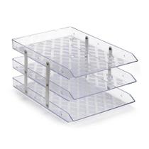 Caixa de correspondência Maxcril tripla fixa cristal