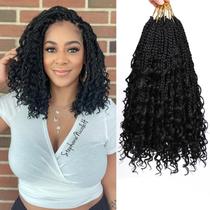 Caixa de crochê Braids FIRSTCYH HAIR Goddess 14 polegadas (8 pacotes)