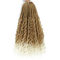 Caixa de crochê Braids FIRSTCYH HAIR Goddess 14 polegadas, 8 pacotes Caixa de crochê Braids FIRSTCYH HAIR Goddess 14 polegadas, 8 pacotes