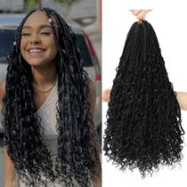 Caixa de crochê Braids FIRSTCYH HAIR Goddess 18", 8 pacotes Caixa de crochê Braids FIRSTCYH HAIR Goddess 18", 8 pacotes