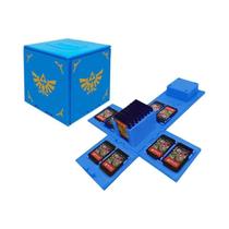 Caixa De Cubo Para Cartões De Jogo Dobrável Com 16 Slots Para Nintendo Switch Lite OLED Organizador