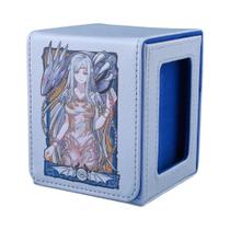 Caixa De Deck TCG De Couro PU Com Fecho Magnético Para 120+ Cartas E Janela De Exibição Para