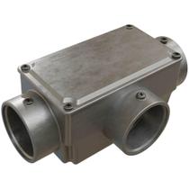Caixa de Derivação Fixa Conduletzel Sem Pintura Tipo T de 1.1-2 com Tampa E012070065 Wetzel Caix Caixa de Derivação Fixa Conduletzel Sem Pintura Tipo T de 1.1-2 com Tampa E012070065 Wetzel Caix