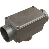 Caixa de Derivação Fixa Conduletzel Sem Pintura Tipo Tb de 1.1-4 com Tampa E012090055 Wetzel Cai