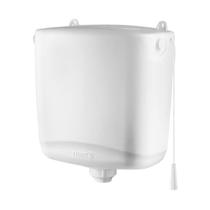 Caixa de descarga alta plastica branca tigre sem engate