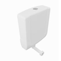 Caixa de Descarga Baixa com Duplo Acionamento Branco - Astra Caixa de Descarga Baixa com Duplo Acionamento Branco - Astra