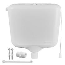 Caixa De Descarga De Parede Com Cordinha Universal Plástica Completa 9L Branca Astra com Kit Instalação Caixa De Descarga De Parede Com Cordinha Universal Plástica Completa 9L Branca Astra com Kit Instalação