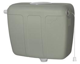 Caixa De Descarga Externa 9L C-4 Cipla C/ Cordinha - Cinza