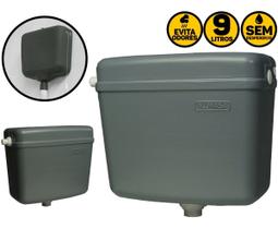 Caixa De Descarga Parede Plástica P/ Vaso Sanitário 9 Litros