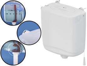 Caixa De Descarga Plástica Suspensa 6 A 9 Litros Universal P/ Vaso Sanitário Banheiro