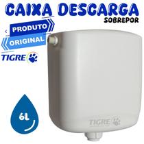 Caixa De Descarga Vaso Sanitário Caixa Descarga com Cordão Tigre Branca