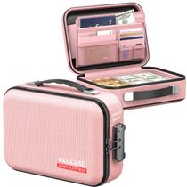 Caixa de dinheiro à prova de fogo COLCASE Hard-Shell Design rosa Caixa de dinheiro à prova de fogo COLCASE Hard-Shell Design rosa