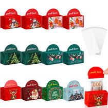 Caixa de dinheiro de Natal Kritkin, 12 peças, dispensador de dinheiro do Papai Noel com presente de árvore, bolsa grande, 300, caixa de dinheiro, kit de bolo de dinheiro de alce para presente, festa para adultos (padrão) Caixa de dinheiro de Natal Kritkin, 12 peças, dispensador de dinheiro do Papai Noel com presente de árvore, bolsa grande, 300, caixa de dinheiro, kit de bolo de dinheiro de alce para presente, festa para adultos (padrão)