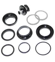 Caixa de direção Neco H845SW over aheadset 28.6mm preta