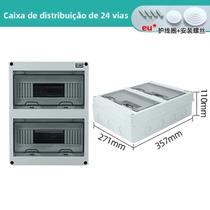 Caixa De Distribuição À Prova d'Água Série HT Para Uso Externo, Plástico PC IP65,