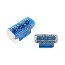 Caixa De Distribuição De Energia UK125A Para Trilho DIN, Bloco De Terminais 1 Entrada 2 Saídas,