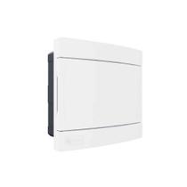 Caixa de Distribuição Embutir 5 DIN / 3 UL com Tampa Branca - Proteção UV Caixa de Distribuição Embutir 5 DIN / 3 UL com Tampa Branca - Proteção UV
