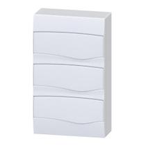 Caixa de Distribuição Sobrepor 24UL/36DIN PVC sem Barramento IP-40 Brum