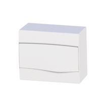 Caixa de Distribuição Sobrepor 6UL/9DIN PVC sem Barramento IP-40 Brum