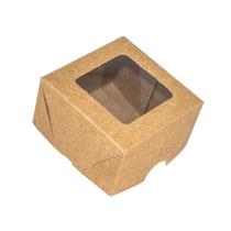 Caixa De Doces Bombom trufas 7x7x4 Kraft 60 Uni Caixa De Doces Bombom trufas 7x7x4 Kraft 60 Uni